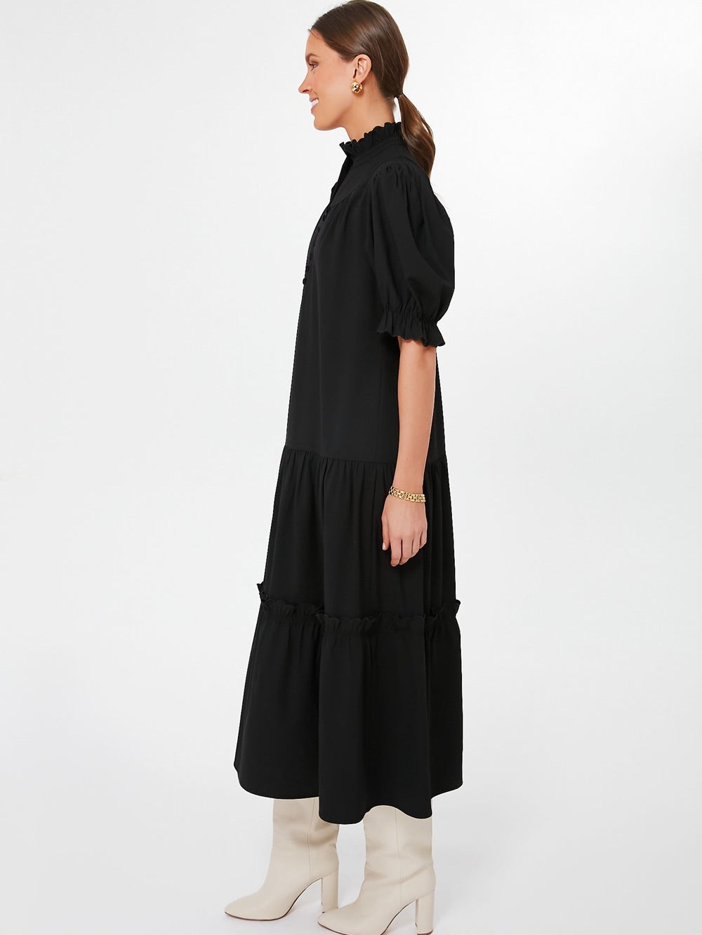 NWT Tuckernuck Pomander Place Selena Maxi Dress Black XXXL 18 - Picture 5 of 15